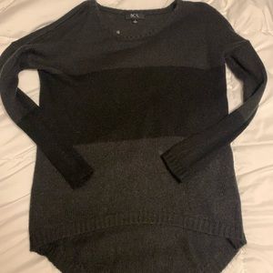 Long Sleeve Sweater Black & Gray Size S